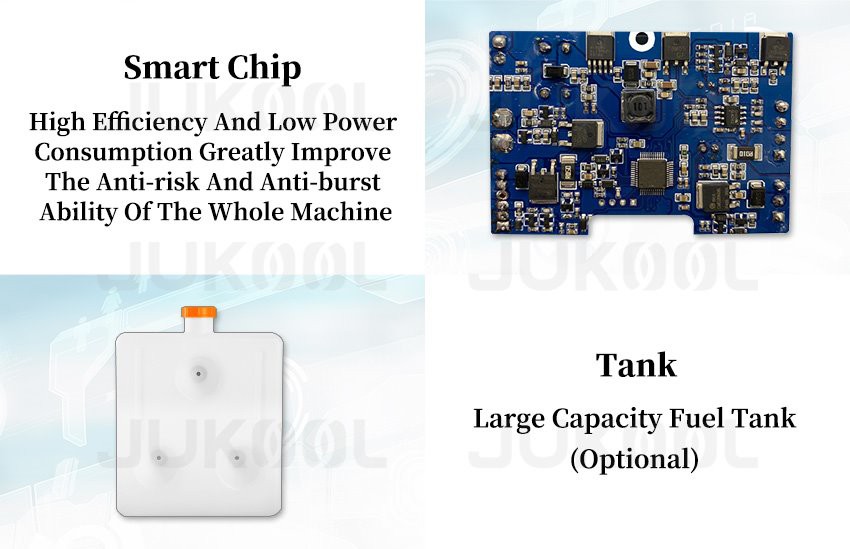 Detail of Gas V Diesel Caravan Heater